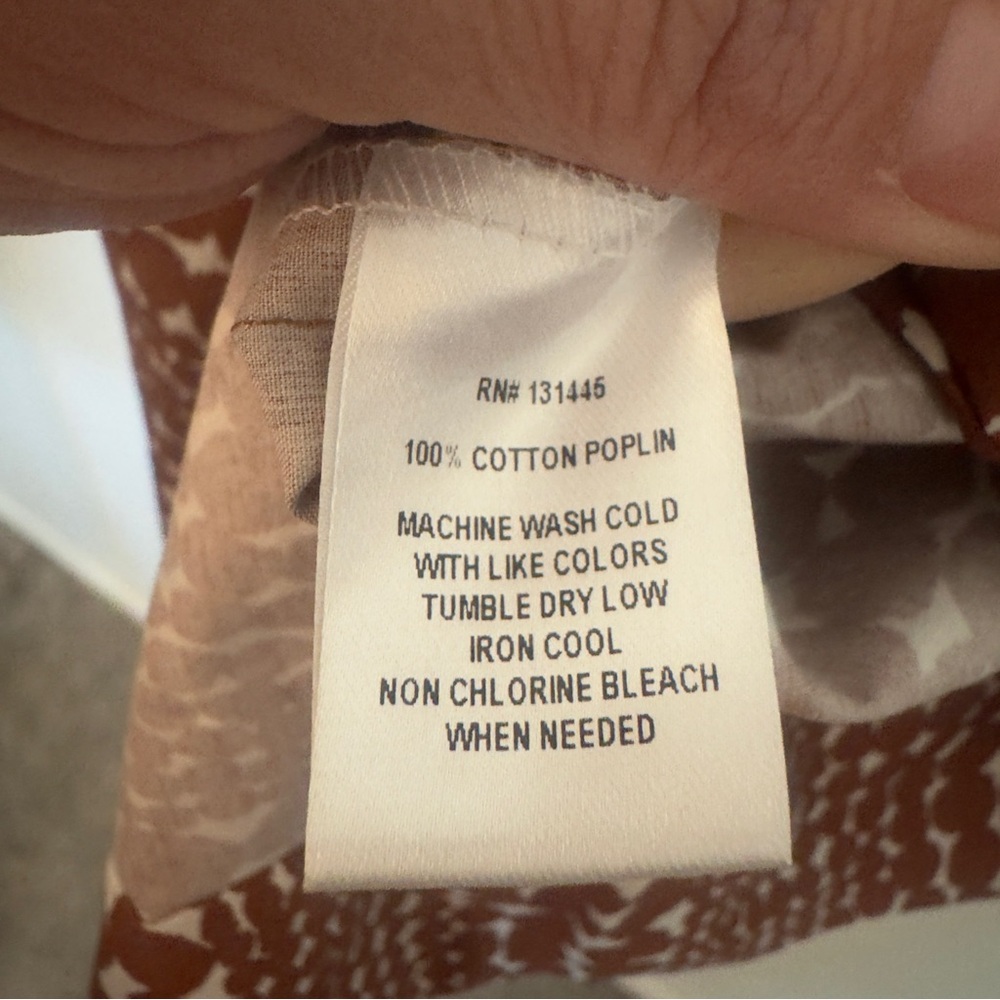 WHIT Anthropologie Geometric Open Back Cotton‎ Poplin Midi Dress Small - Picture 6 of 6